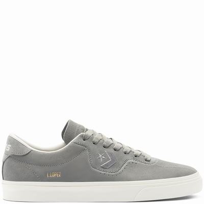 Converse Unisex Louie Lopez Pro - Miesten Tennarit - Harmaat